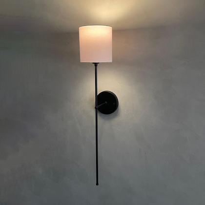 Imagem de Kit 2 Arandelas luminária de Parede alumínio e bivolt com Cúpula Ref 83 com Lâmpada branco frio