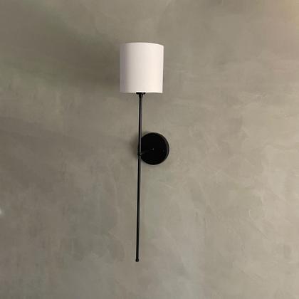 Imagem de Kit 2 Arandelas luminária de Parede alumínio e bivolt com Cúpula Ref 83 com Lâmpada branco frio