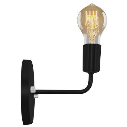 Imagem de Kit 2 Arandelas Tubo Cilindro Gourmet Alumínio Preto