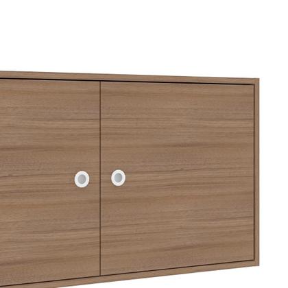 Imagem de Kit 2 Armários Aéreos Para Quarto 2 Portas Montana Sun Art In Móveis