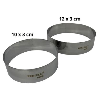 Imagem de Kit 2 Aro Modelador Cortador Forma De Hamburguer Ovo Pão