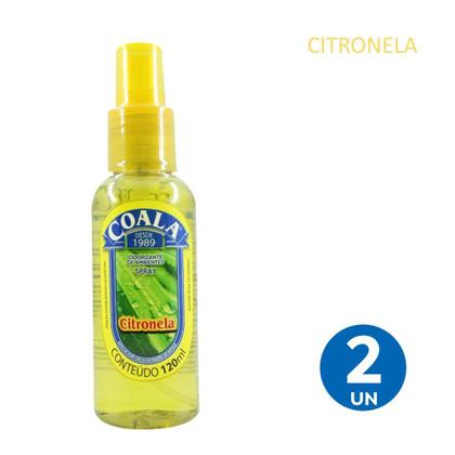 Imagem de Kit 2 Aromatizante Odorizante Perfumado de Ambientes Home Spray Citronela Coala 120ml