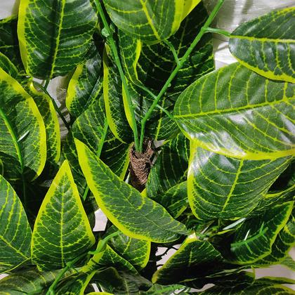 Imagem de Kit 2 Arvore Brasileirinha Croton Artificial Grande Sem Vaso Decoração