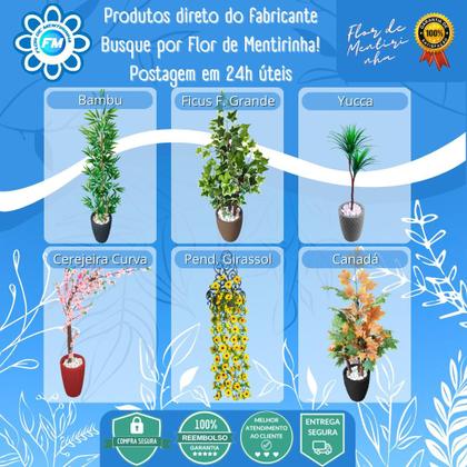 Imagem de Kit 2 Arvore Brasileirinha Croton Artificial Grande Sem Vaso Decoração