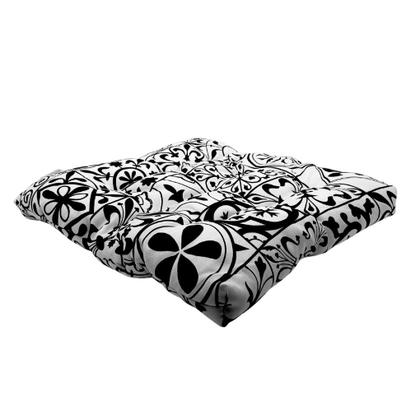 Imagem de Kit 2 Assento Para Cadeira Futon 60x60cm Cores Variadas Estampadas
