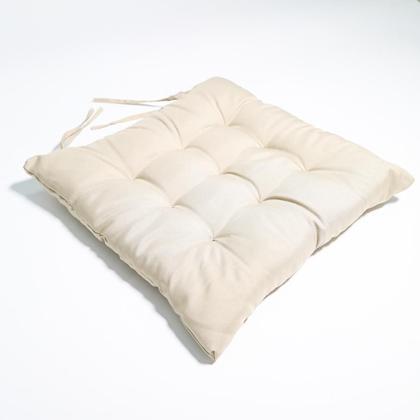 Imagem de KIT 2 Assentos Almofadas Futon Cadeira Grande Cheia Decorativa Sofá Poltrona Cama Fita Para Amarrar 40x40cm