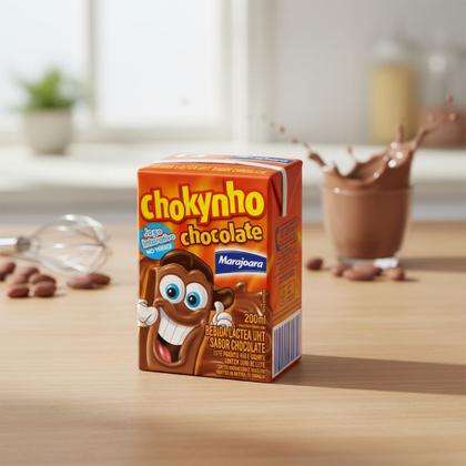 Imagem de Kit 2 até 12 Chokynho Achocolatado Bebida Láctea Chocolate 200ml Kids Marajoara Pronto para Consumo Tamanho:3 Unidades
