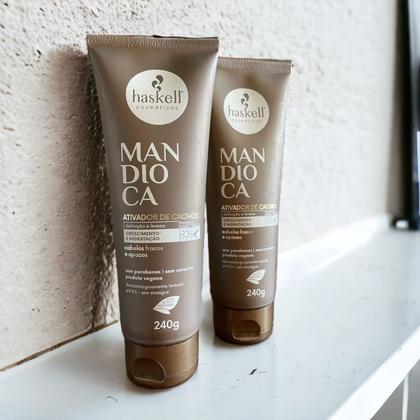 Imagem de Kit 2 Ativador de Cachos Haskell Mandioca 240gr