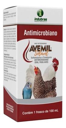 Imagem de Kit 2 Avemil Solúvel 100 Ml - Diarréia em Aves - Indubrás