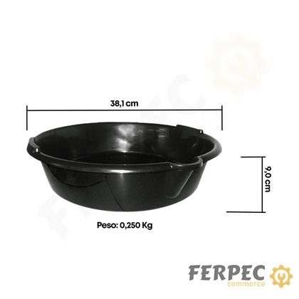 Imagem de Kit 2 Bacia 6 Litros Troca de Óleo para Moto Oficina