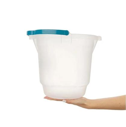 Imagem de Kit 2 Balde Multiuso Hydrus 8,5 litros Transp. 29x26 Cm