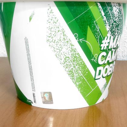 Imagem de Kit 2 Baldes de Cerveja Oficial Palmeiras 5.3L Estampado para Casa Bares e Botecos