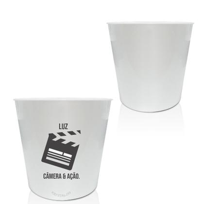 Imagem de Kit 2 Baldes De Pipoca Personalizados - Luz, Camera...