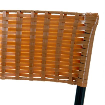 Imagem de Kit 2 Bancos Banquetas Para Bistrô Sofisticadas Com Encosto E Assento Napa Com Estofado