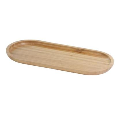 Imagem de Kit 2 Bandeja Bambu Oval 34cm Ecokitchen Mimo Style Travessa Tábua Gamela Petisqueira