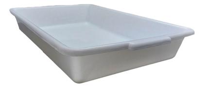 Imagem de Kit 2 Bandeja Plástica Retangular 7 Lts Multiuso Organização