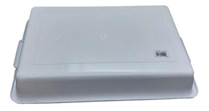 Imagem de Kit 2 Bandeja Plástica Retangular 7 Lts Multiuso Organização