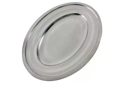 Imagem de Kit 2 bandejas travessa oval 26cm aço inox lisa