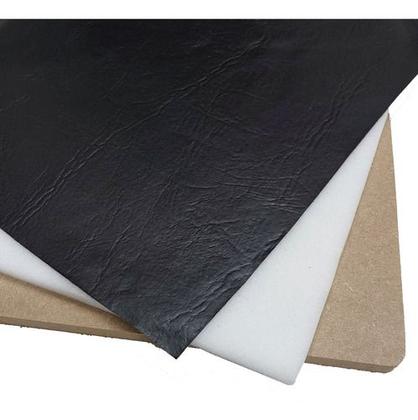 Imagem de Kit 2 Banqueta Alta Quadrada Industrial Sem Encosto Balcão