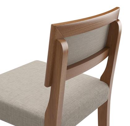 Imagem de Kit 2 Banquetas Altas Bar Luxo Comfort Banco Pés Em Madeira Maciça Balcão Área Gourmet Sacada Bege