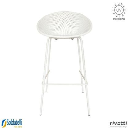 Imagem de Kit 2 Banquetas Outdoor Drops Várias Cores com Proteção UV - Rivatti