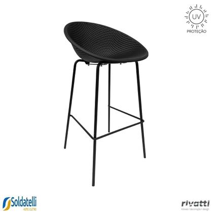 Imagem de Kit 2 Banquetas Outdoor Drops Várias Cores com Proteção UV - Rivatti