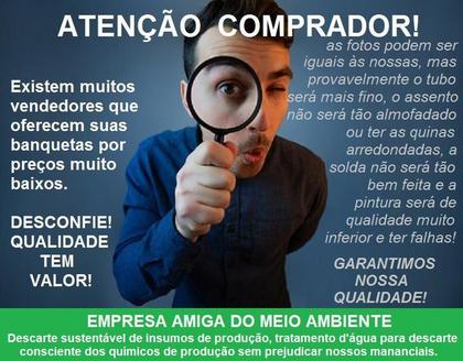 Imagem de Kit 2 Banquetas Preta Alta Para Balcão Gourmet Bar