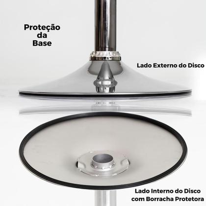 Imagem de Kit 2 Banquetas Tóquio Belo Horizonte Branca Base Giratória