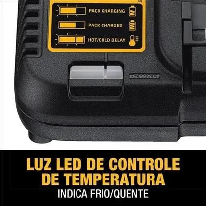 Imagem de Kit 2 Baterias 20v 4ah Compacta + Carregador Rapido DCB115 Bivolt Dewalt