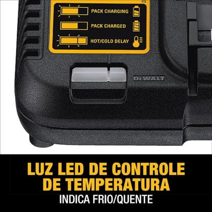 Imagem de Kit 2 Baterias 5Ah 20V MAX com Carregador e Bolsa de Transporte DCB205C2K-BR  Alta Performance e Conforto para Profissi