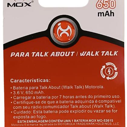 Imagem de Kit 2 Baterias Para Rádio Motorola Talkabout Recarregável