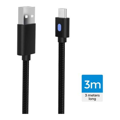 Imagem de Kit 2 Baterias Recarregáveis Para Controle X box Series + Cabo USB 3 Metros C/LED