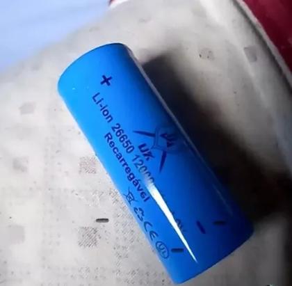 Imagem de Kit 2 Baterias Recarregável 26650 4.2v 12000mah Lanterna
