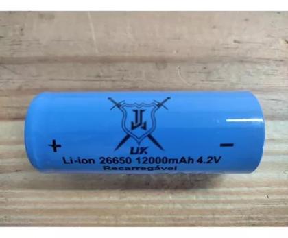 Imagem de Kit 2 Baterias Recarregável 26650 4.2v 12000mah Lanterna