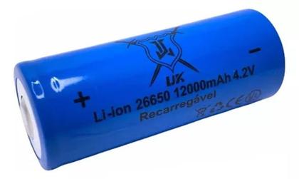 Imagem de Kit 2 Baterias Recarregável 26650 4.2v 12000mah Lanterna