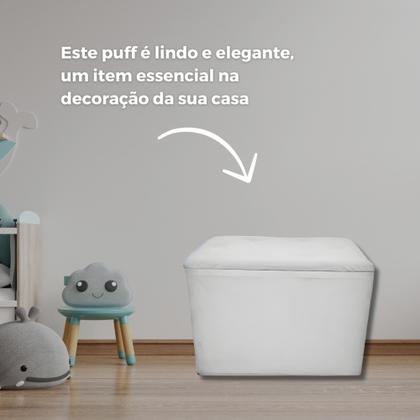 Imagem de Kit 2 Baús retangulares organizador e decorativo sapateira