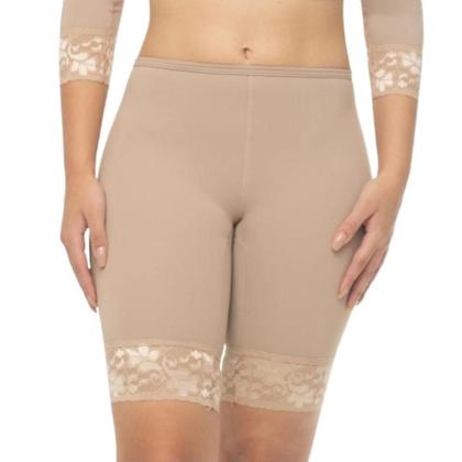 Imagem de Kit 2 Bermuda Anagua Feminina Segunda Pele Com Renda Usar Por Baixo Saia Vestido Não Marca Short