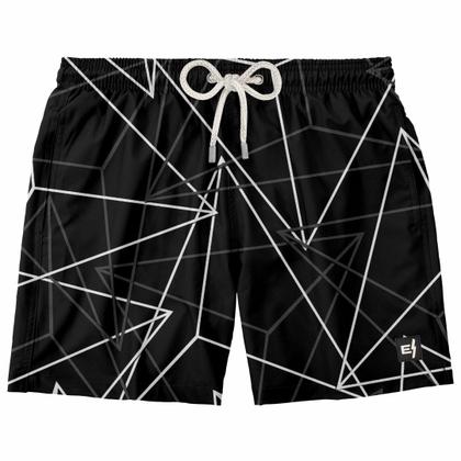Imagem de Kit 2 Bermuda Masculina Casual Estampada Short Surf Boardshort Verão Moda Fitness Musculação