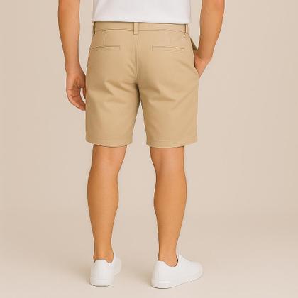 Imagem de Kit 2 Bermuda Masculina de Sarja Colorida Tradicional Shorts - Verão Lançamento 2023