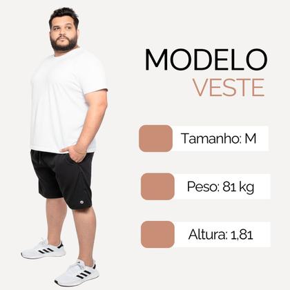Imagem de Kit 2 Bermuda Plus Size Masculina Tactel Com Elastano