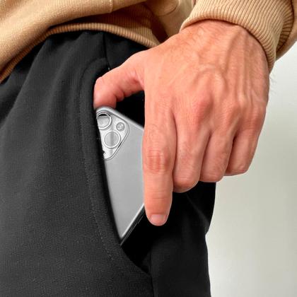 Imagem de Kit 2 Bermudas De Moletom, Short Com Elástico Na Cintura