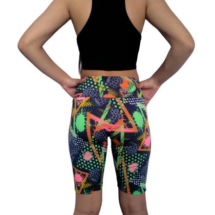 Imagem de Kit 2 Bermudas Femininas Justas Cós Estampas Sortidas Suplex Pp ao Plus Size