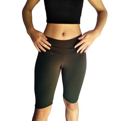 Imagem de Kit 2 Bermudas Femininas Justas Cós Lisas Cores Sortidas Suplex Pp ao Plus Size