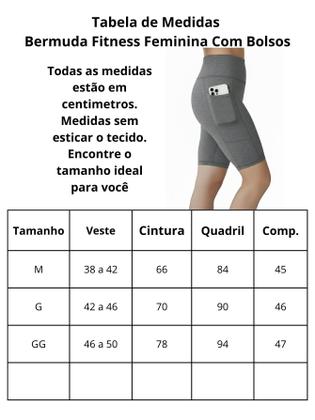 Imagem de Kit 2 Bermudas Fitness Feminina Bolsos Laterais Para Celular