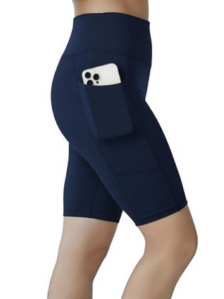 Imagem de Kit 2 Bermudas Fitness Feminina Bolsos Laterais Para Celular