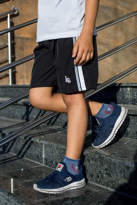 Imagem de KIT 2 Bermudas Infantil Lisa Tactel com Elastano Uniforme Escolar Cós de Elástico 307