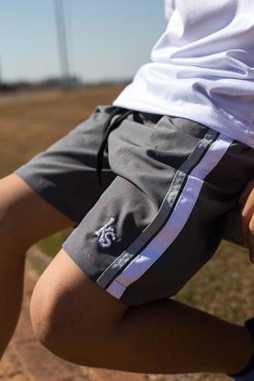 Imagem de KIT 2 Bermudas Infantil Lisa Tactel com Elastano Uniforme Escolar Cós de Elástico 307