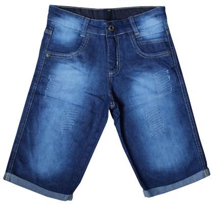 Imagem de Kit 2 Bermudas Jeans Juvenil Roupa Masculino Short Menino