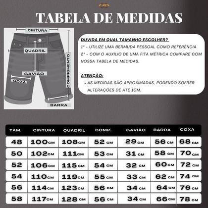 Imagem de Kit 2 Bermudas Jeans Masculina Slim Plus Size Lycra 48 Ao 56