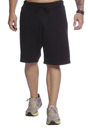 Imagem de Kit 2 Bermudas Masculinas de Moletom TechMalhas confortavel e lisa